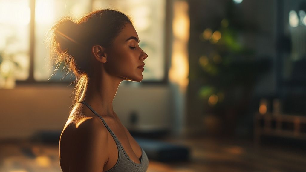 Comment la respiration influence-t-elle la tension des trapèzes ?