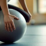 Comment utiliser un ballon de gym avec l’aide d’un kiné